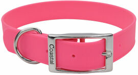 Акция на Нашийник Coastal Fashion Waterproof Dog Collar для собак біотановий рожевий 2.5x61 см от Y.UA