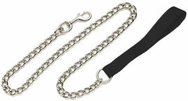 Акція на Повідець-ланцюжок Coastal Titan Chain Dog Leash для собак чорний 1.3 смx1.2 м від Y.UA