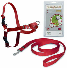 Акция на Шлея-антіривок Premier Easy Walk для собак червона M 0.103 кг от Y.UA