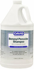 Акція на Шампунь Davis Benzoyl Peroxide Shampoo для собак і котів з демодекозом і дерматитами 3.8 л (52902) від Y.UA