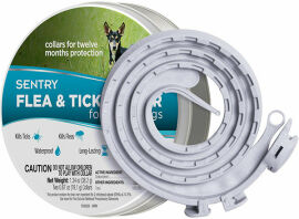 Акція на Нашийник від бліх та кліщів Sentry Flea & Tick Collar Small для собак малих порід 36 см 2 шт. в упаковці від Y.UA