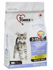 Акция на Сухий корм 1st Choice Kitten Healthy Start для кошенят зі смаком курки 5.44 кг (ФЧККН544) от Y.UA