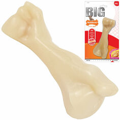 Акция на Іграшка Nylabone Extreme Chew Big Bone для собак жувальна, смак курки 17.5x7x6 см бежева (81302) от Y.UA