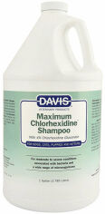 Акція на Шампунь Davis Maximum Chlorhexidine Shampoo з 4% хлоргексидином для собак і котів захворюваннями шкіри і шерсті 3.8 л (52284) від Y.UA