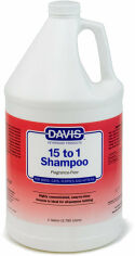 Акция на Шампунь-концентрат Davis 15 to 1 Shampoo Fragrance-Free 1:15 без запаху для собак, котів (52249) от Y.UA