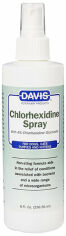 Акция на Спрей з 4% хлоргексидином Davis Chlorhexidine Spray для собак та котів із захворюваннями шкіри та вовни 237 мл (53961) от Y.UA