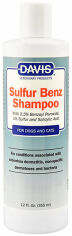Акція на Шампунь Davis Sulfur Benz Shampoo для собак і котів із захворюваннями шкіри, з пероксидом бензоїлу, сірої, саліцилової кислотою 355 мл (52296) від Y.UA