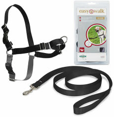Акция на Шлея-антіривок Premier Easy Walk для собак чорна M 0.103 кг от Y.UA