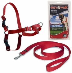 Акция на Шлея Premier Easy Walk для собак антіривок червона Xl 0.182 кг от Y.UA