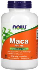 Акція на Now Foods Maca 500 mg 250 caps від Y.UA
