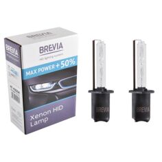 Акция на Лампа Brevia ксеноновая H1 +50% 4300K 85V 35W P14.5s KET 2шт (12143MP) от MOYO