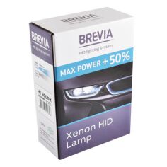 Акция на Лампа Brevia ксеноновая H1 +50% 6000K 85V 35W P14.5s KET 2шт (12160MP) от MOYO