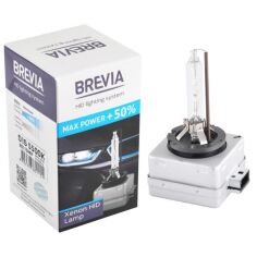 Акція на Лампа Brevia ксеноновая D1S +50% 5500K 85V 35W PK32d-2 (85115MP) від MOYO