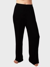 Акция на Піжамні штани жіночі з віскози brabrabra Ніжний дотик HOM25313010 XS Чорні от Rozetka