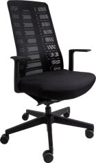 Акція на Крісло офісне Interstuhl PUREis3 PU213 (black/manhattan black) від Rozetka