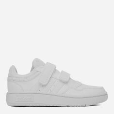 Акція на Дитячі кеди для дівчинки Adidas Originals Hoops 3.0 GW0436 30 Ftwr White від Rozetka