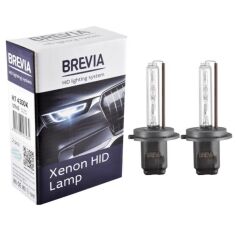 Акция на Лампа Brevia ксеноновая H7 4300K 85V 35W PX26d KET 2шт (12743) от MOYO
