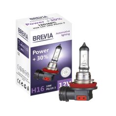 Акция на Лампа Brevia галогеновая H16 12V 19W PGJ19-3 Power +30% CP (12016PC) от MOYO