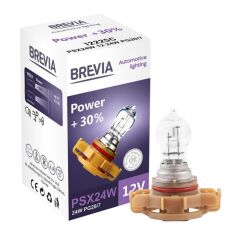 Акция на Лампа Brevia галогеновая PSX24W 12V 24W PG20/7 Power +30% CP (12225C) от MOYO