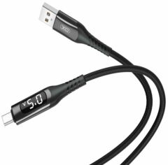 Акция на Xo Usb Cable to USB-C Digital Display 2.4A 1m Black (NB162) от Stylus
