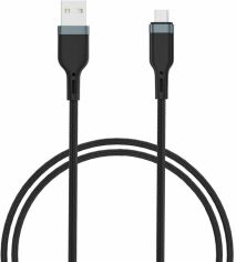 Акція на Wiwu Usb Cable to microUSB Platinum Charger 2m Black (PT03) від Stylus