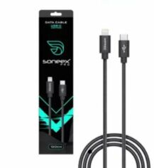Акція на Soneex Cable USB-C to Lightning Pro Elite 1.2m Black від Stylus