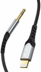 Акция на Wiwu Audio Cable Aux USB-C to 3.5mm 1.5m Black от Stylus