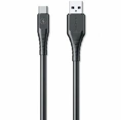 Акція на Wk Usb Cable to USB-C Wargod Fast 6A 1m Black (WDC-152) від Stylus