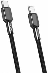 Акция на Xo Cable USB-C to USB-C Pd 60W 1m Black (NB183B) от Stylus