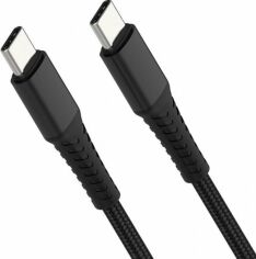 Акція на Gelius Cable USB-C to USB-C Pro G-Power 60W 1m Black (GP-UC103) від Stylus