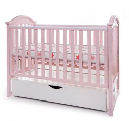 Акция на Кроватка детская Twins iLove L100-L-08, розовый от Stylus