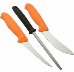 Акция на Morakniv Hunting Set Orange 2 Knives+Sharpener набор (2305.01.13) от Stylus