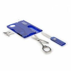 Акция на Victorinox Swisscard Lite 82х54х4мм/13предметов/синий-прозрачный (0.7322.T2) от Stylus