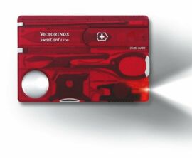 Акция на Victorinox Swisscard Lite/12 функций/красный прозрачный (0.7300.TB1) от Stylus
