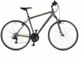 Акция на Велосипед Author (2023) Compact 28", рама 18", серебристый (зеленый)/серебристый (2023115) от Stylus