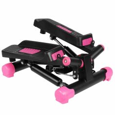 Акция на SportVida поворотный мини-степпер Black/Pink (SV-HK0358) от Stylus