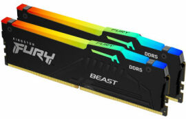Акція на Kingston Fury 64 Gb (2x32GB) DDR5 5600 MHz Beast Rgb (KF556C40BBAK2-64) від Stylus