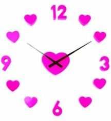 Акция на Настенные часы Present Time Любовь 32 см (SY 100 761 PI) от Stylus