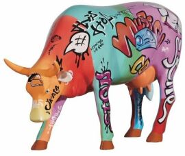 Акція на Коллекционная статуэтка корова Cow Parade Iracema de Luz Size L (46791) від Stylus