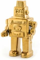 Акція на Робот Seletti фарфор золото 30 x 17.4 см (10412 ORO) від Stylus