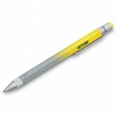 Акция на Шариковая многозадачная ручка Troika Construction желто-серая (PIP20YE/GY) от Stylus