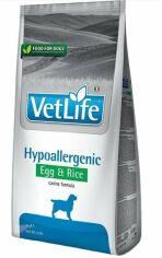 Акція на Сухой корм для собак Farmina Vet Life Hypoallergenic Egg & Rice диетическое питание при пищевой аллергии 2 кг (168,800) від Stylus