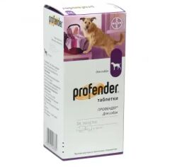 Акція на Таблетки Bayer Profender Антигельминтик 24 таб. для собак (4007221043331) від Stylus