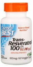 Акция на Doctor's Best Trans-Resveratrol 100 100 mg 60 Veggie Caps Ресвератрол от Stylus