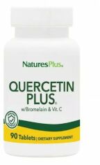 Акция на Nature's Plus Quercetin Plus with Vitamin C Кверцетин Плюс и Витамин С 90 таблеток от Stylus