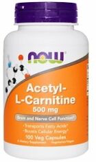 Акция на Now Foods Acetyl-L-Carnitine 500 mg Veg Capsules 100 caps от Stylus