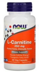Акция на Now Foods L-Carnitine 250 mg 60 caps L-карнитин от Stylus