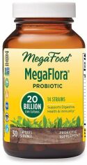 Акция на MegaFood MegaFlora Probiotic 20 Billion Пробиотик 30 капсул от Stylus
