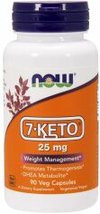 Акция на Now Foods 7-Keto-DHEA 25 mg Veg Capsules 90 caps от Stylus