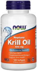 Акция на Now Foods Krill Oil Neptune 500 мг 120 гелевых капсул от Stylus
